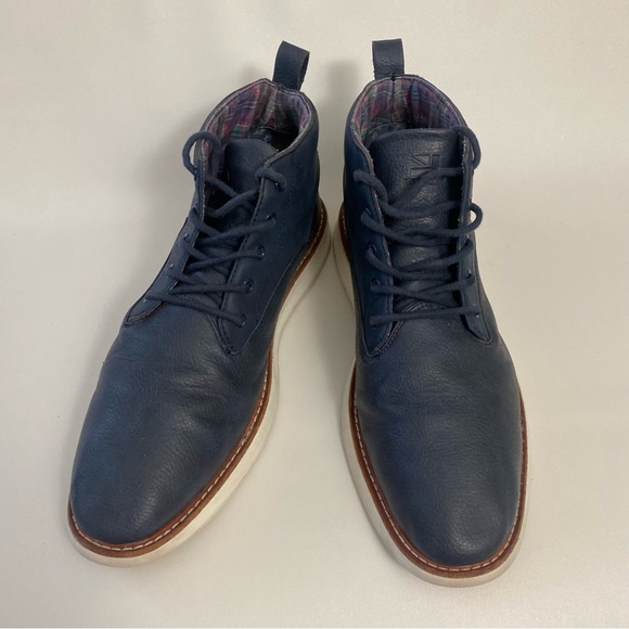 Ben Sherman Nu Casual Chukka Boots Size 10.5 Blue Mens - Picture 7 of 13